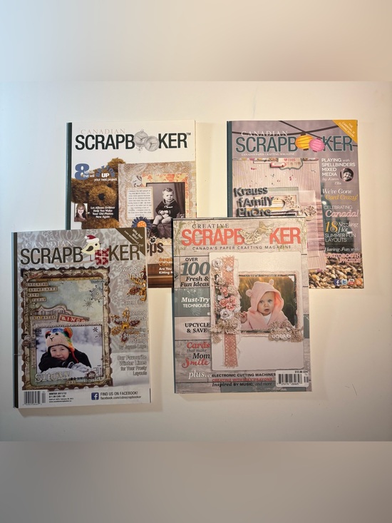 Other - Canadian Scrapbooker Magazine Set of 4
